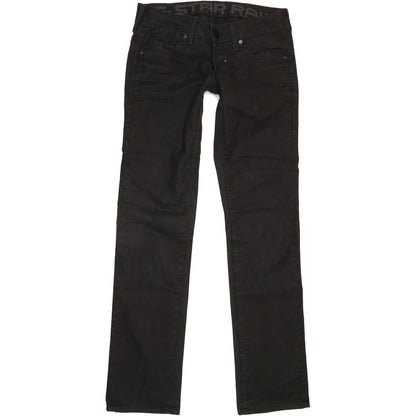 G-Star Corvet Women Black Straight Slim Stretch Jeans W29 L31
