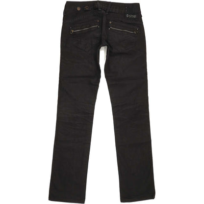 G-Star Corvet Women Black Straight Slim Stretch Jeans W29 L31
