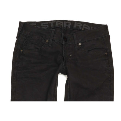 G-Star Corvet Women Black Straight Slim Stretch Jeans W29 L31