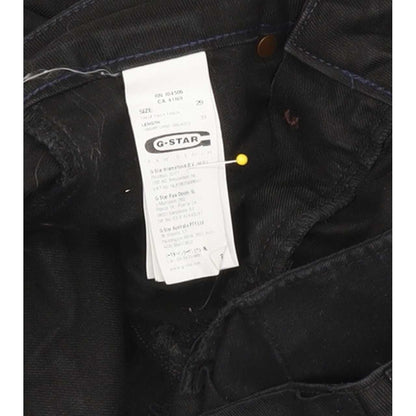 G-Star Corvet Women Black Straight Slim Stretch Jeans W29 L31