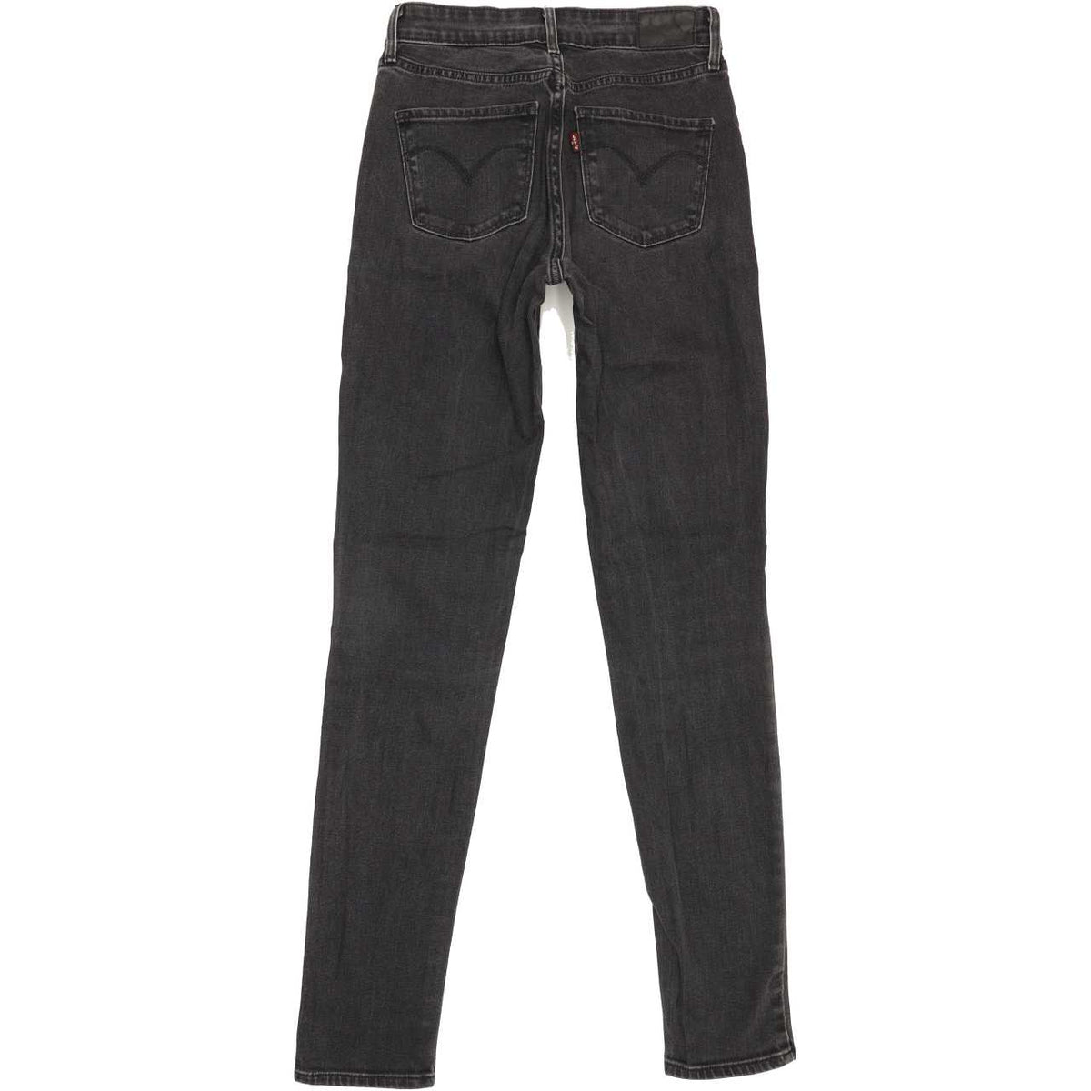 Levi's High Rise Women Charcoal Skinny Stretch Jeans W24 L31