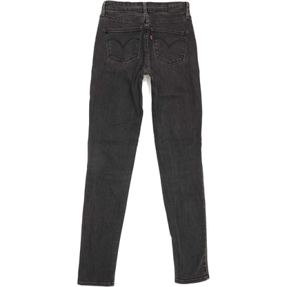 Levi's High Rise Women Charcoal Skinny Stretch Jeans W24 L31