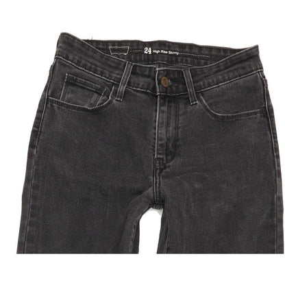 Levi's High Rise Women Charcoal Skinny Stretch Jeans W24 L31