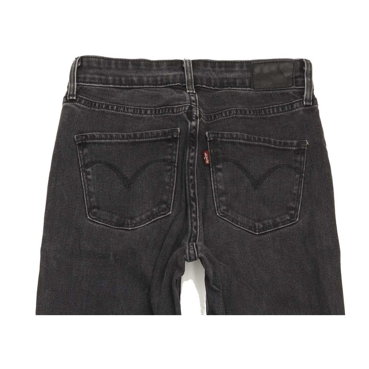 Levi's High Rise Women Charcoal Skinny Stretch Jeans W24 L31