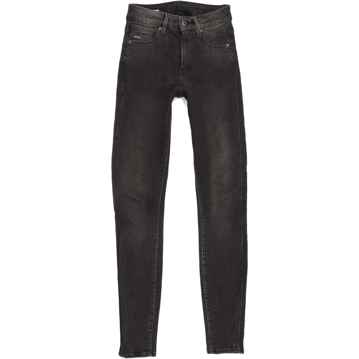 G-Star Shape High Rise Women Charcoal Skinny Stretch Jeans W25 L30
