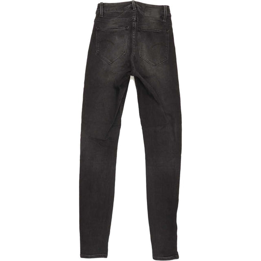 G-Star Shape High Rise Women Charcoal Skinny Stretch Jeans W25 L30