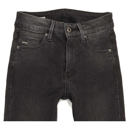 G-Star Shape High Rise Women Charcoal Skinny Stretch Jeans W25 L30