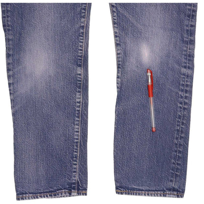 Levi's Men Blue Straight Regular Stretch Jeans W32 L28
