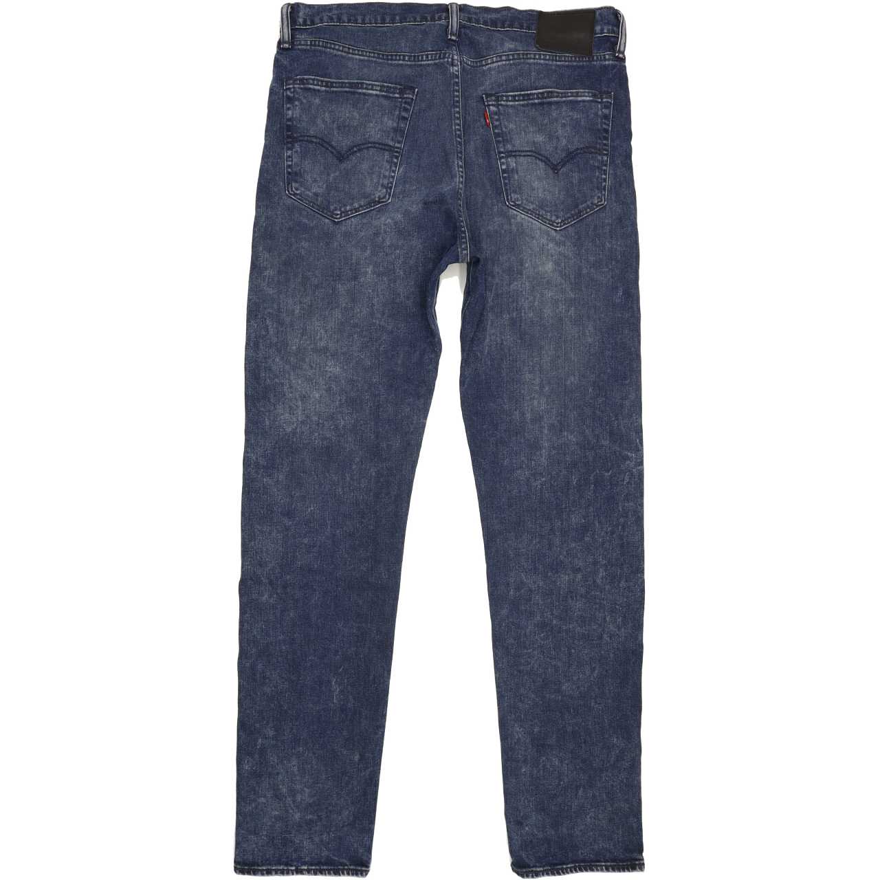 Levi's 522 Men Blue Tapered Slim Stretch Jeans W35 L34