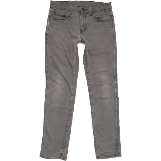 Levi's 511 Men Grey Straight Slim Stretch Jeans W30 L28