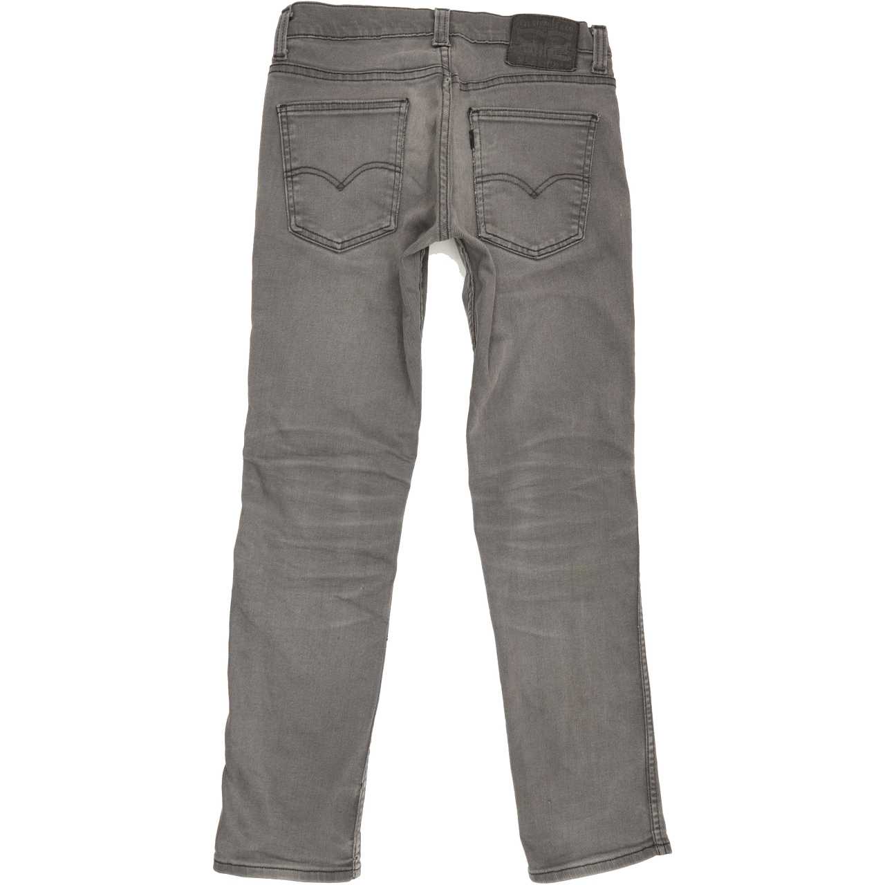 Levi's 511 Men Grey Straight Slim Stretch Jeans W30 L28