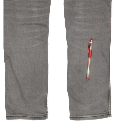 Levi's 511 Men Grey Straight Slim Stretch Jeans W30 L28
