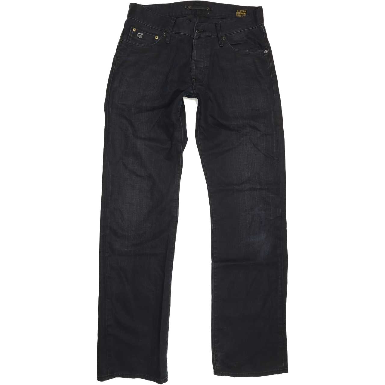 G-Star Mc Arthur Men Navy Straight Regular Jeans W32 L34