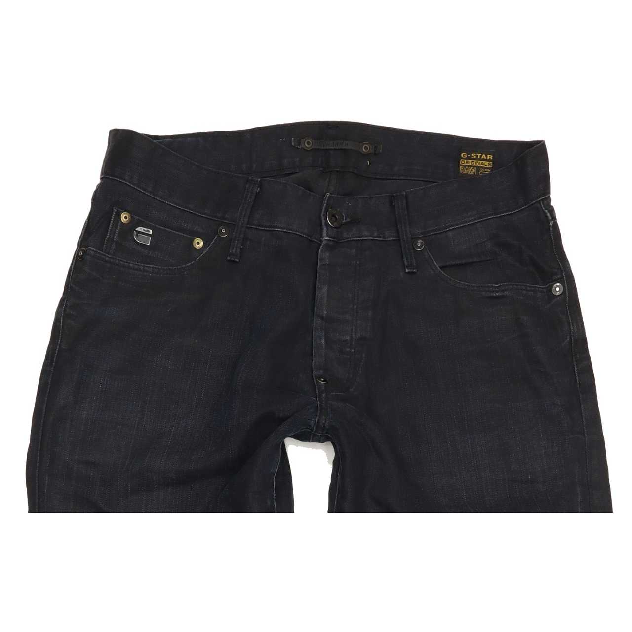G-Star Mc Arthur Men Navy Straight Regular Jeans W32 L34