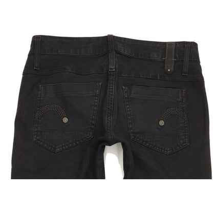 G-Star Reese Women Black Straight Slim Stretch Jeans W29 L29