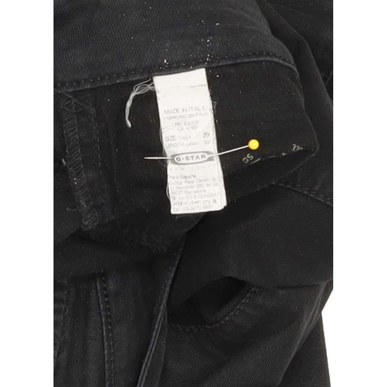 G-Star Reese Women Black Straight Slim Stretch Jeans W29 L29