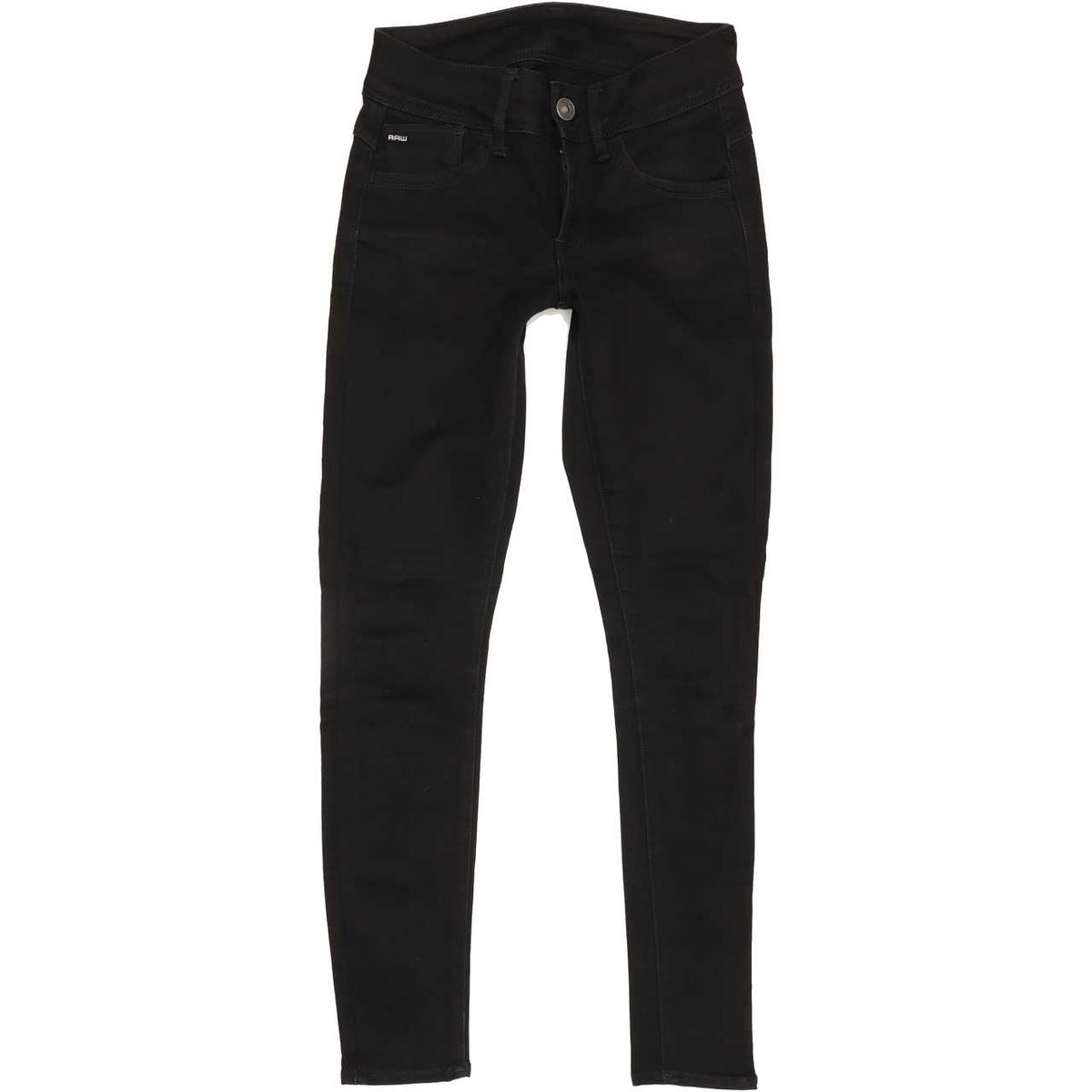 G-Star Lynn d-Mid Super Women Black Skinny Regular Jeans W26 L28