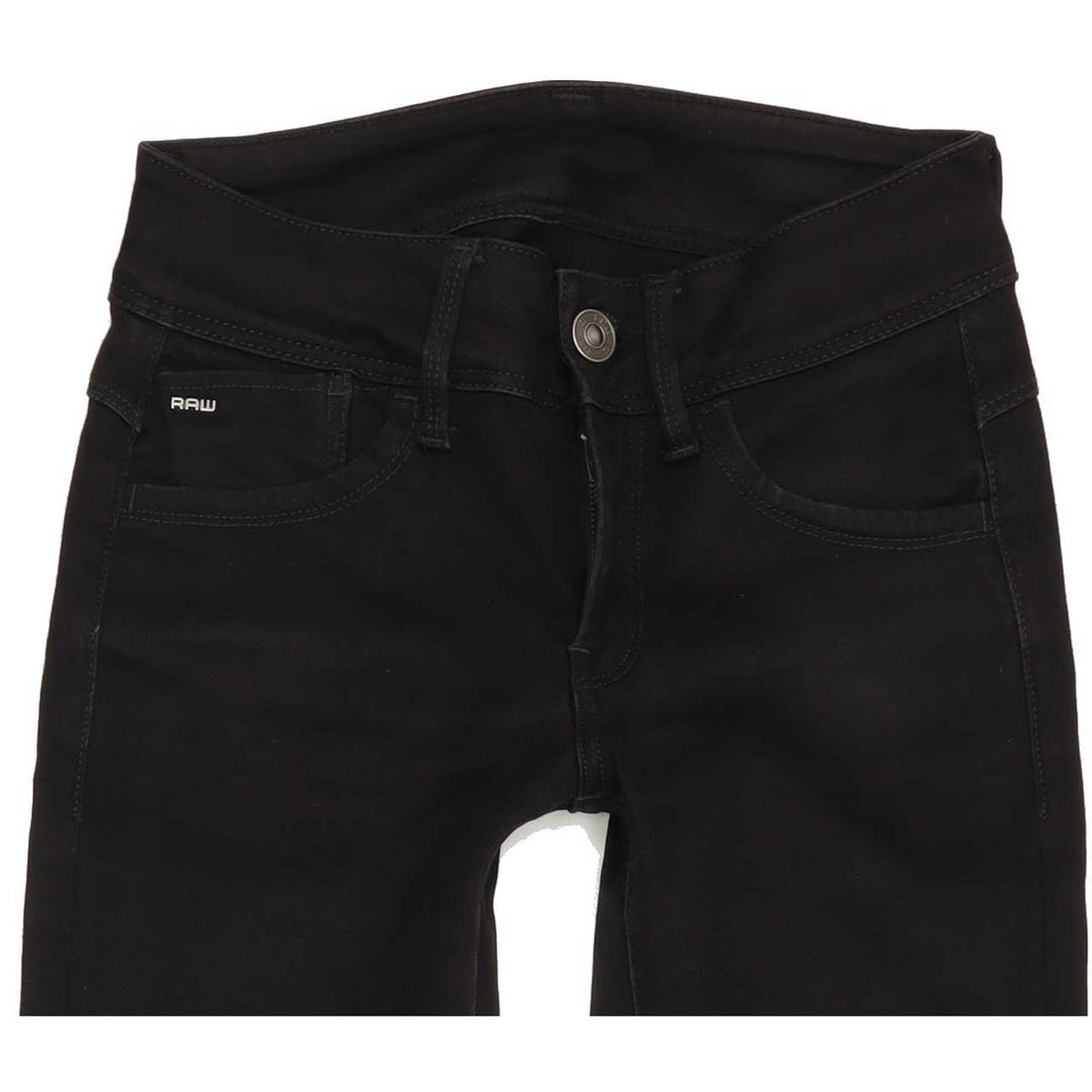 G-Star Lynn d-Mid Super Women Black Skinny Regular Jeans W26 L28