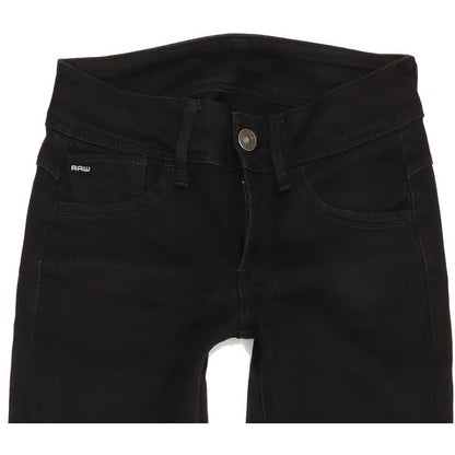 G-Star Lynn d-Mid Super Women Black Skinny Regular Jeans W26 L28