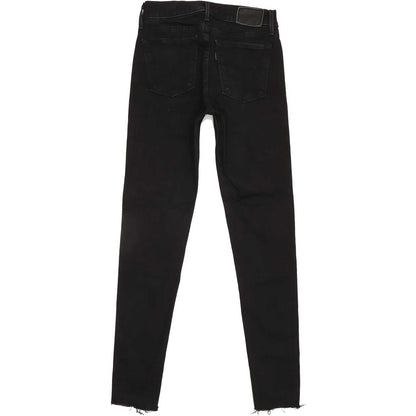 Levi's 710 Super Women Black Skinny Regular Jeans W26 L28