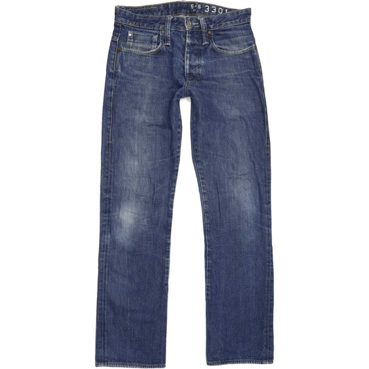 G-Star Victor Men Blue Straight Regular Jeans W32 L33