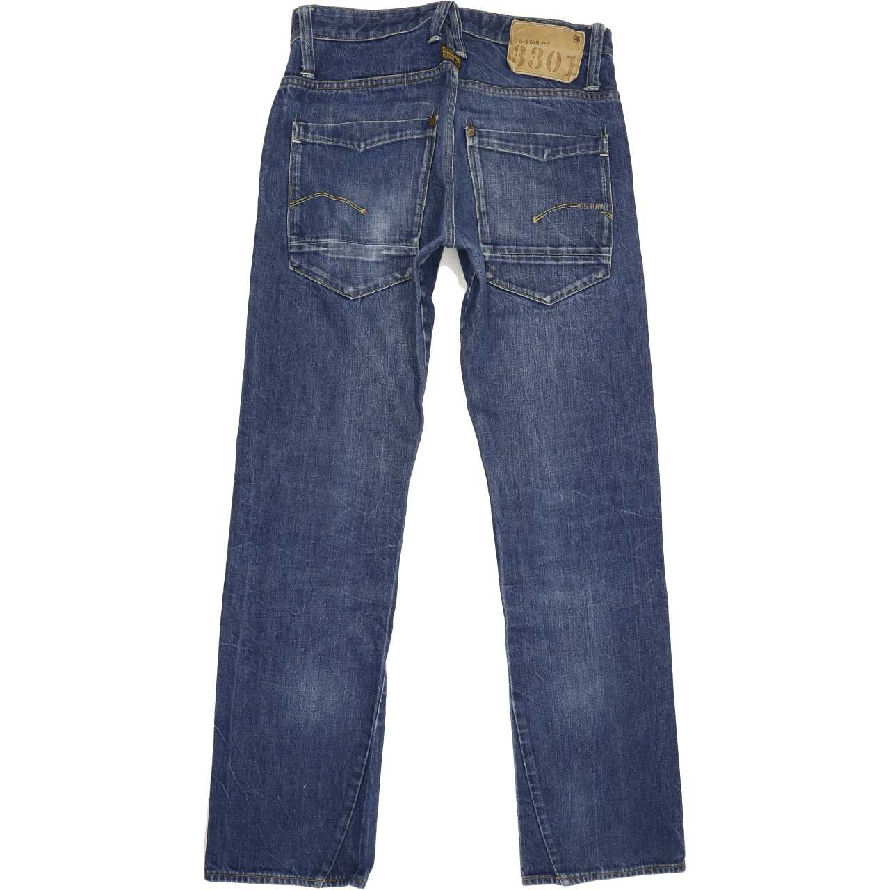 G-Star Victor Men Blue Straight Regular Jeans W32 L33