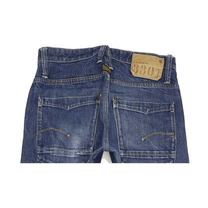 G-Star Victor Men Blue Straight Regular Jeans W32 L33
