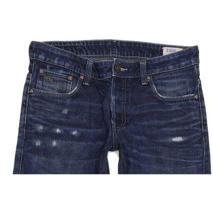 G-Star 3301 Men Blue Tapered Slim Jeans W32 L29