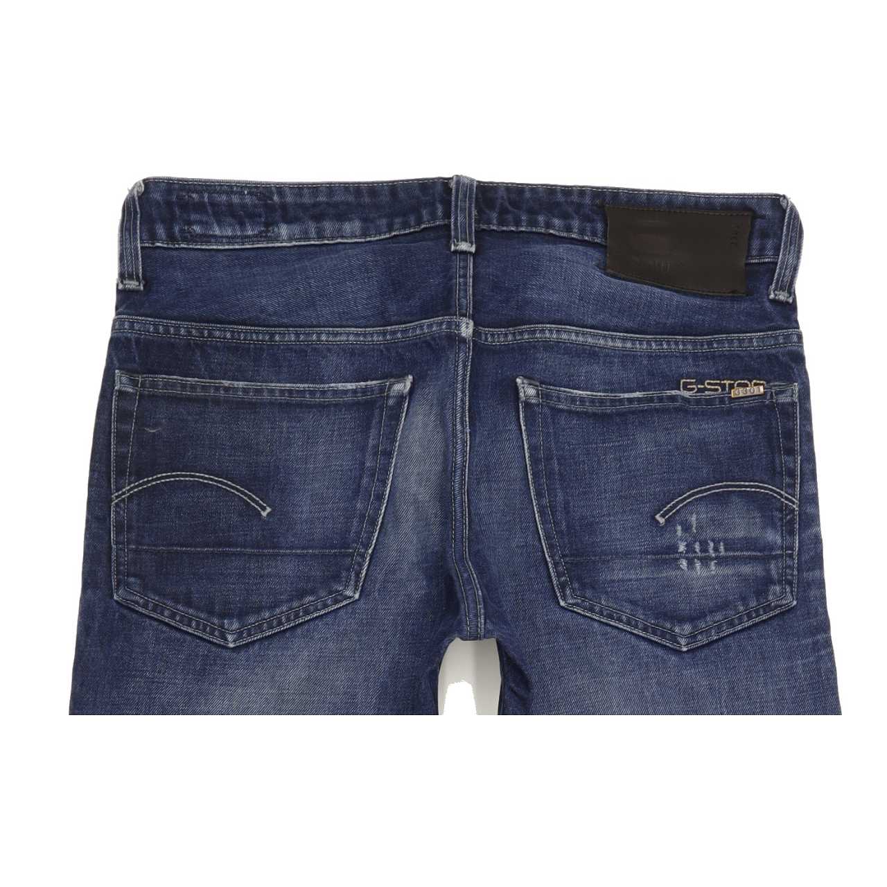 G-Star 3301 Men Blue Tapered Slim Jeans W32 L29