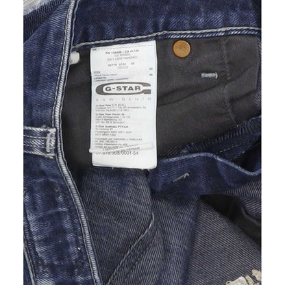 G-Star 3301 Men Blue Tapered Slim Jeans W32 L29