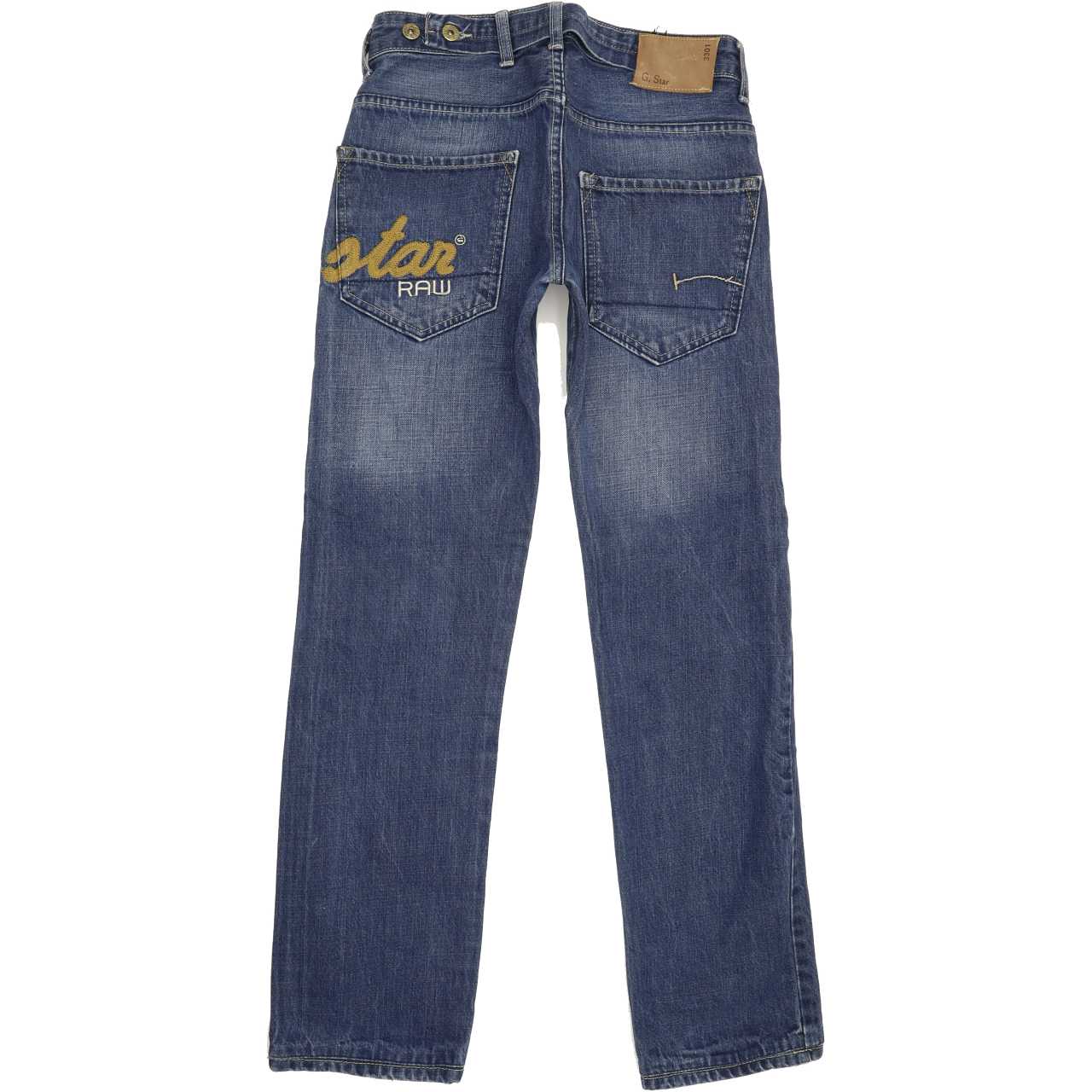 G-Star 3301 Men Blue Straight Regular Jeans W30 L31