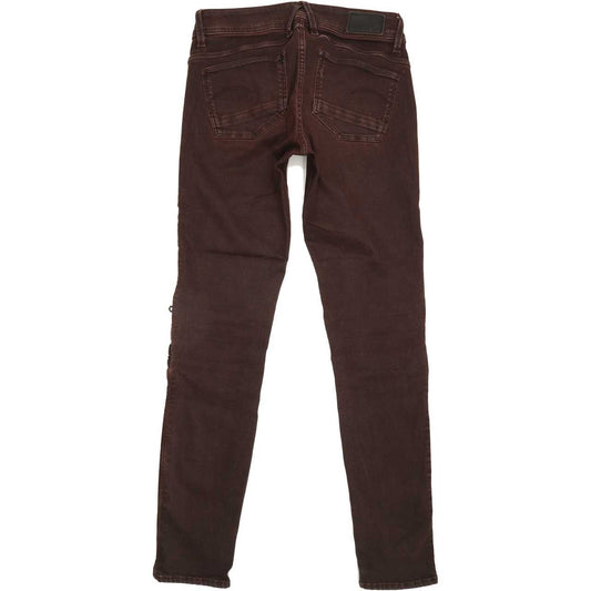 G-Star Lynn Custom Women Purple Skinny Slim Stretch Jeans W29 L32