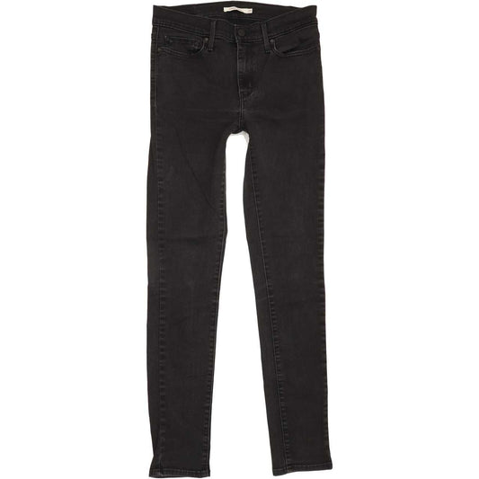 Levi's Slimming Women Black Skinny Regular Stretch Jeans W29 L31