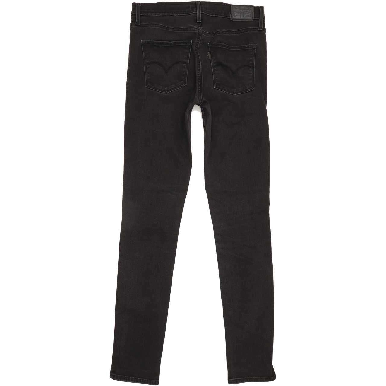 Levi's Slimming Women Black Skinny Regular Stretch Jeans W29 L31