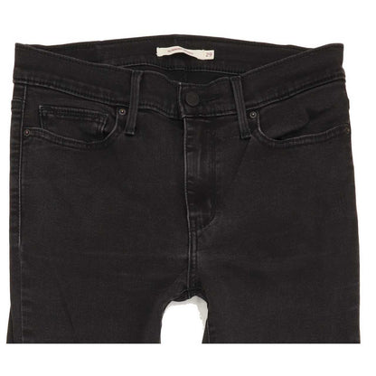 Levi's Slimming Women Black Skinny Regular Stretch Jeans W29 L31