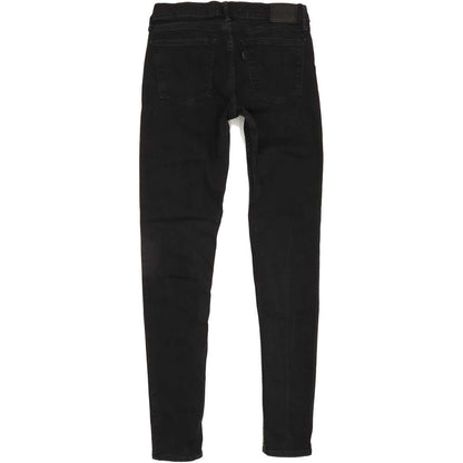 Levi's 710 Super Women Black Skinny Regular Stretch Jeans W29 L31