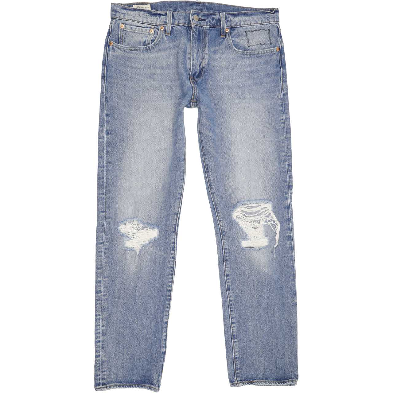 Levi's 502 Men Blue Tapered Regular Stretch Jeans W33 L30