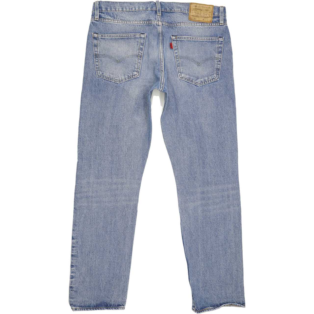 Levi's 502 Men Blue Tapered Regular Stretch Jeans W33 L30