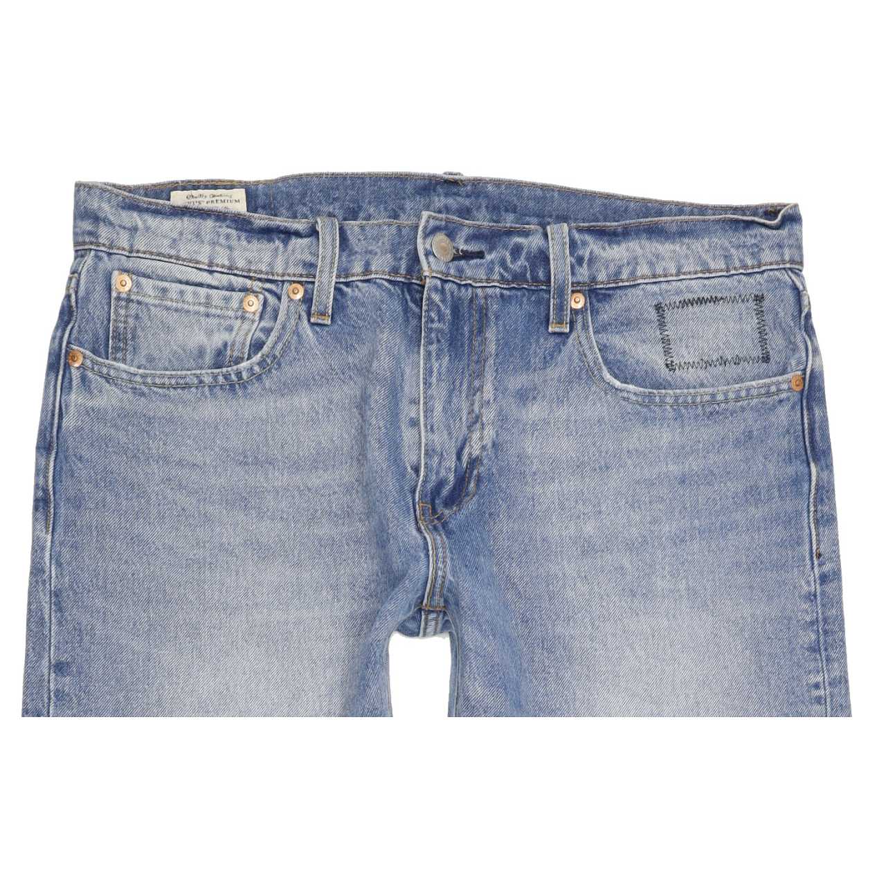 Levi's 502 Men Blue Tapered Regular Stretch Jeans W33 L30