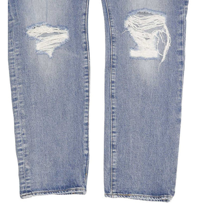 Levi's 502 Men Blue Tapered Regular Stretch Jeans W33 L30