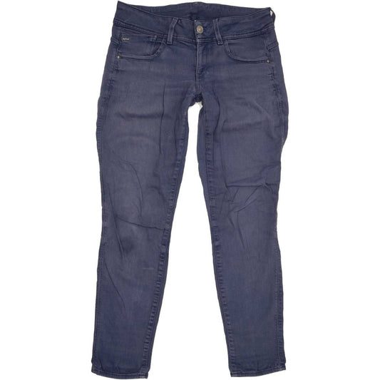 G-Star Lynn Mid Women Blue Skinny Regular Stretch Jeans W29 L28
