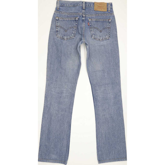 Levi's 505 Men Blue Straight Slim Jeans W28 L31
