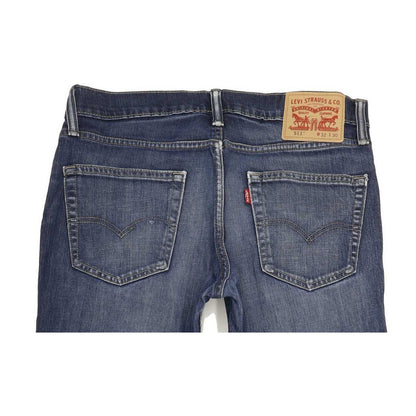 Levi's 511 Men Blue Straight Slim Stretch Jeans W32 L30