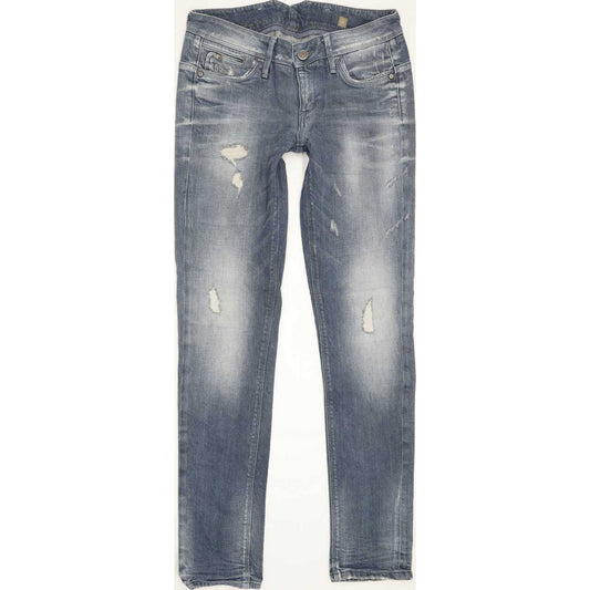 G-Star Women Blue Skinny Slim Jeans W28 L31