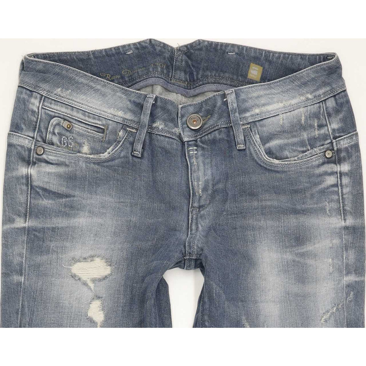 G-Star Women Blue Skinny Slim Jeans W28 L31