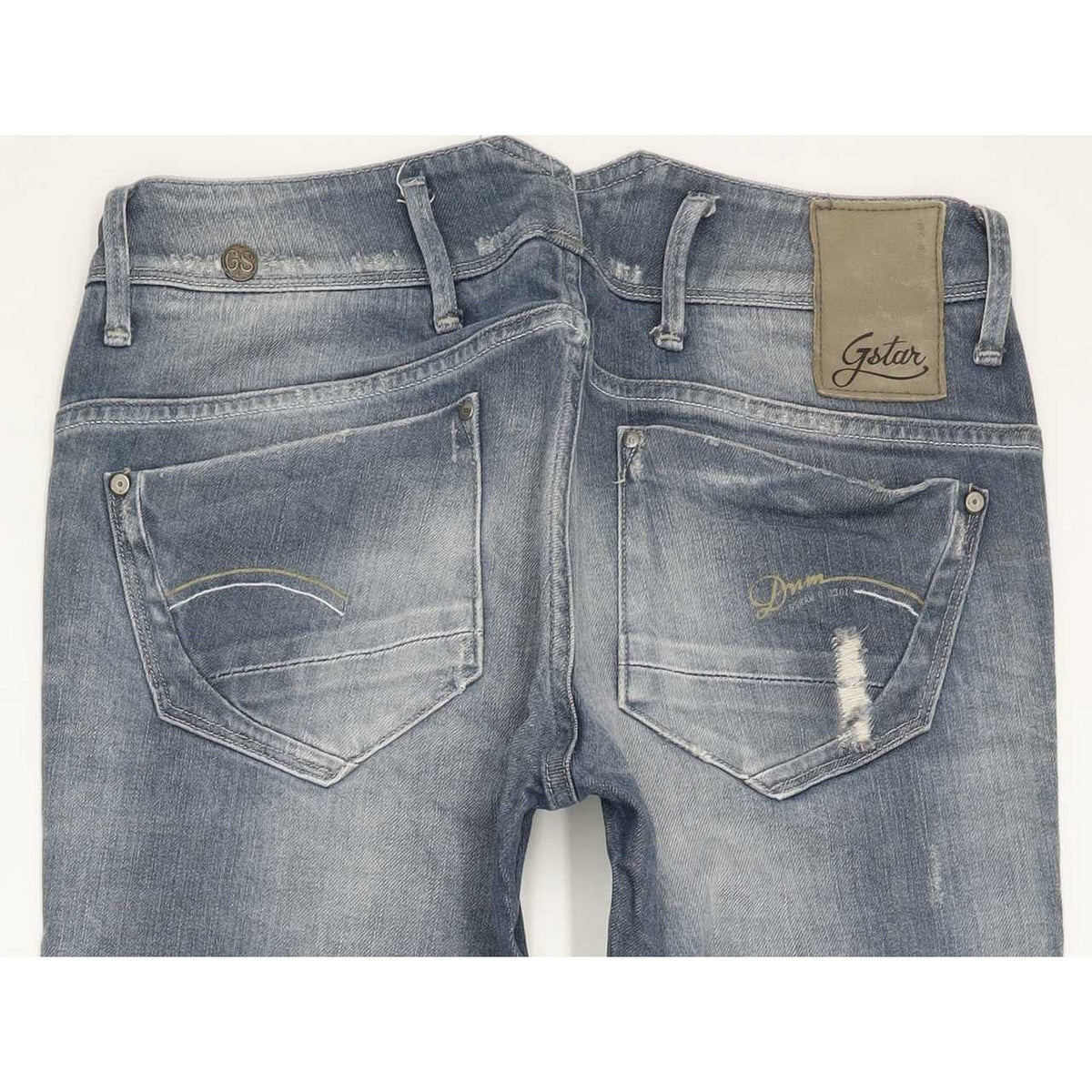 G-Star Women Blue Skinny Slim Jeans W28 L31