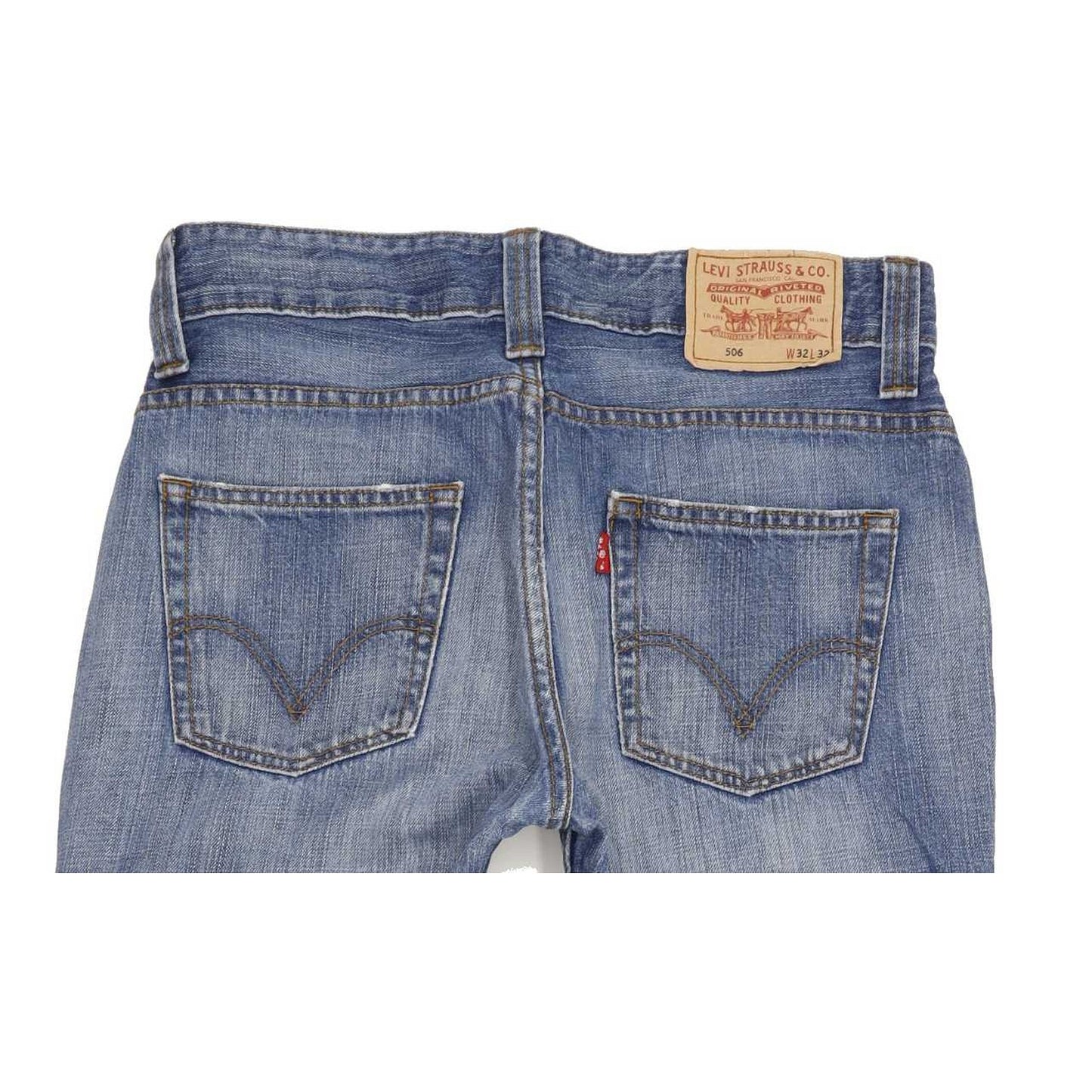 Levi's 506 Men Blue Straight Regular Jeans W32 L31