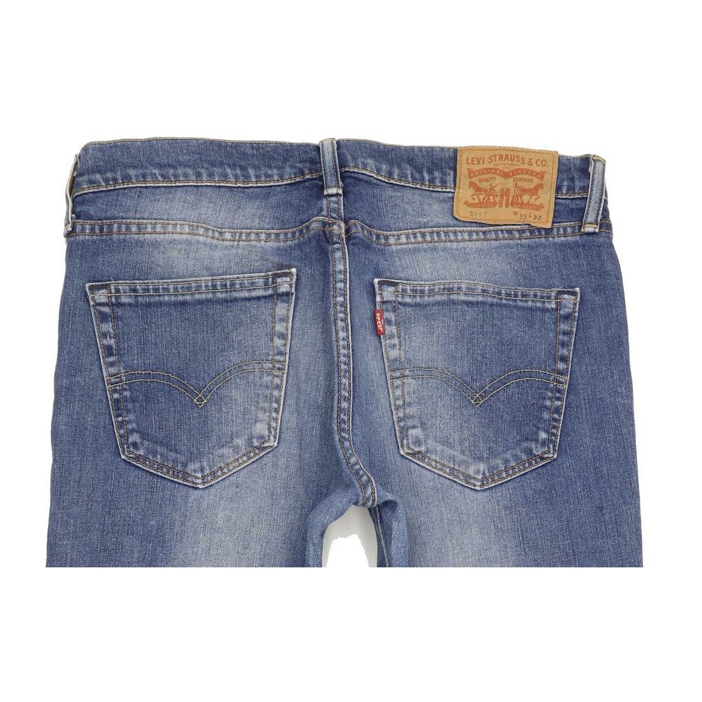 Levi's 511 Men Blue Straight Slim Stretch Jeans W33 L31
