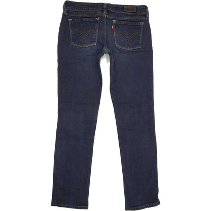 Levi's 571 Women Blue Straight Slim Stretch Jeans W31 L30
