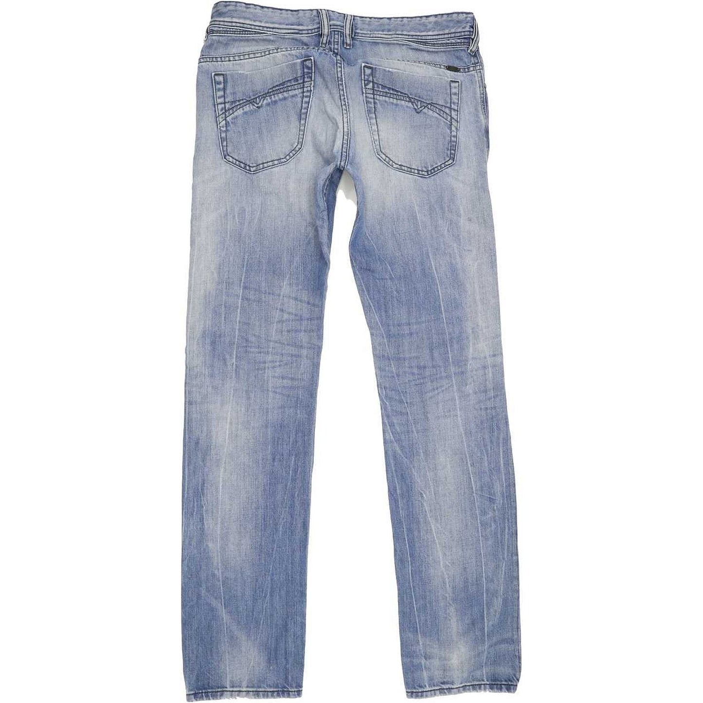 Diesel Iakop Men Blue Tapered Slim Jeans W32 L34